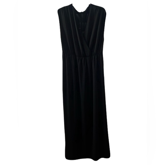 Talbots faux wrap Maxi Sleeveless Jersey Dress Size 1X - Picture 2 of 9